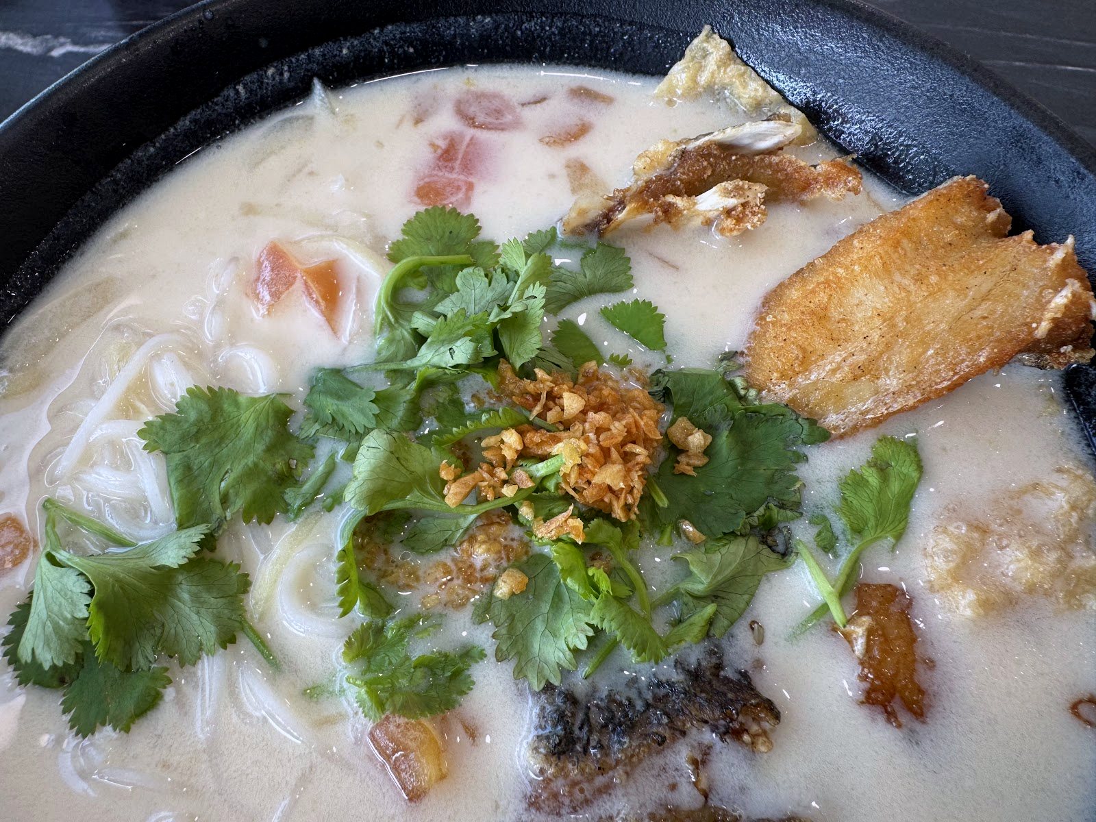 milky broth